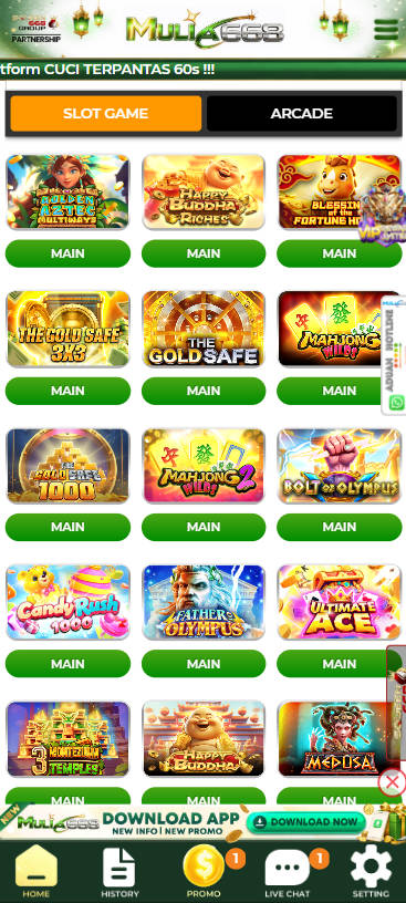 Mulia668 Casino Review - Games - freecreditslots