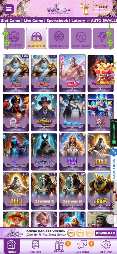 WOC44 Casino Review - Games - freecreditslots
